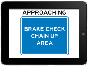 Brake Check/Chain Alert